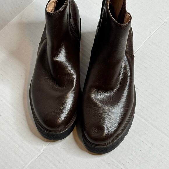 SOUL Naturalizer Jayda Mid Shaft Ankle Boots Brown Synthetic Women 9W NWOB - Picture 3 of 9